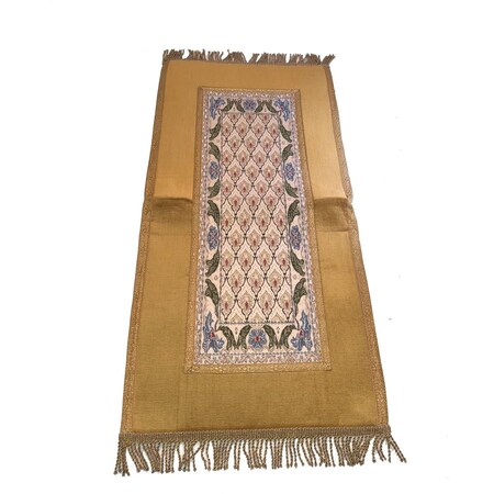 Tapestry Trading 12 x 60 Belgium Fouquete Table RunnerGold FOU1260GLD